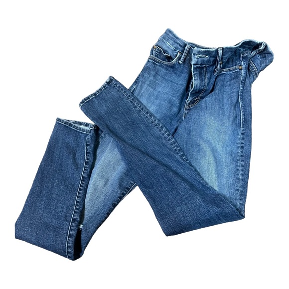 Mother Jeans Dark Wash Skinny The Looker Here Kitty Kitty Size 26 - Picture 8 of 16